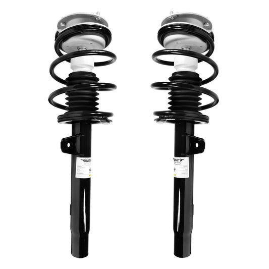 Unity Automotive 2-11371-11372-001 Front 2 Wheel Complete Strut Assembly Kit 2001-2005 Bmw 320I