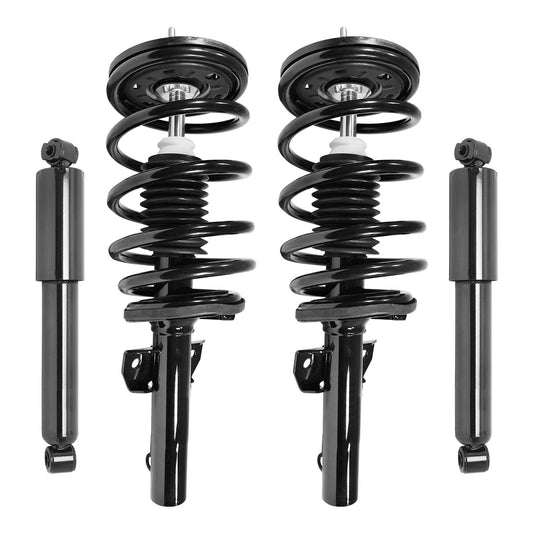 Unity Automotive 4-11030-252700-001 4 Wheel Complete Strut Assembly with Gas Shock Kit 1995-2003 Ford Winstar
