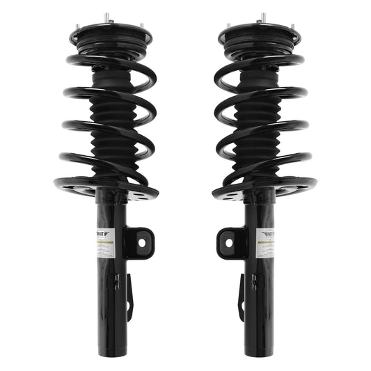 UNITY AUTOMOTIVE 2-11545-11546-001 Front 2 Wheel Complete Strut Assembly Kit 2010-2012 Ford Taurus