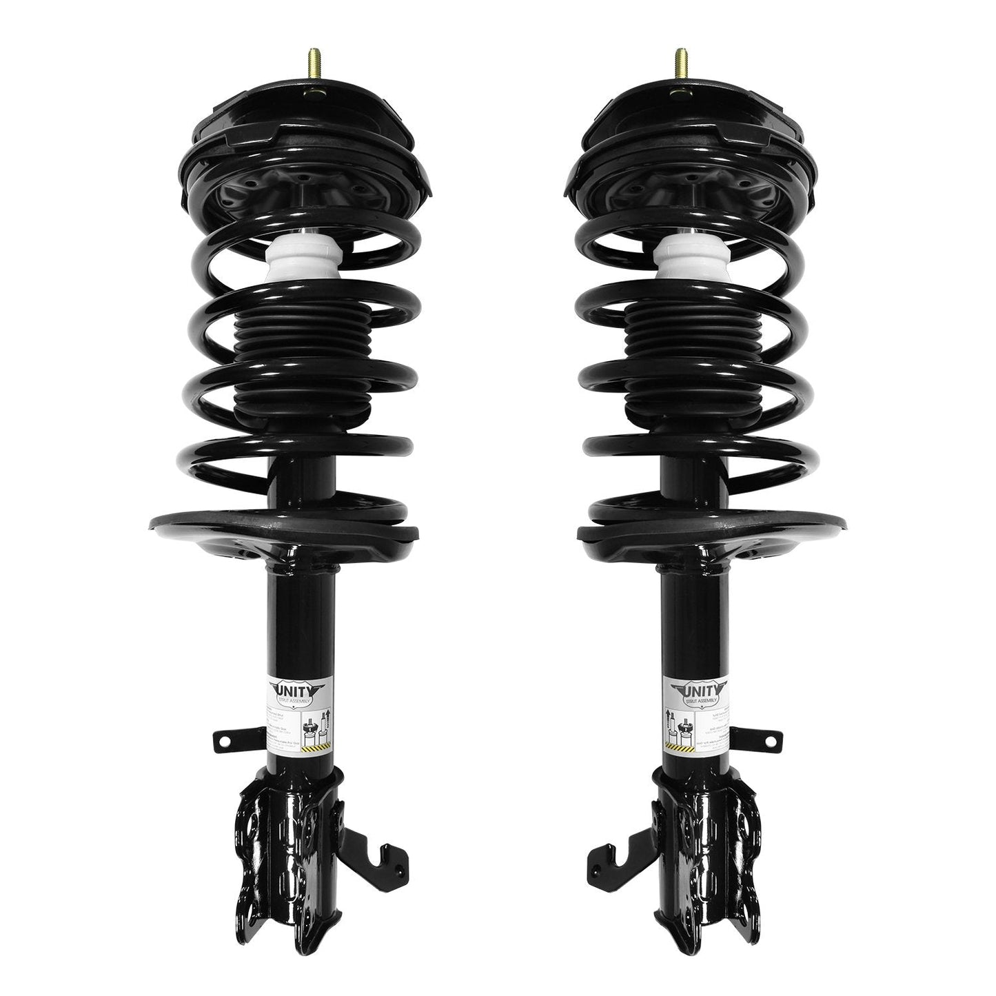 UNITY AUTOMOTIVE 2-11151-11152-001 Front 2 Wheel Complete Strut Assembly Kit 1993-2002 Toyota Corolla
