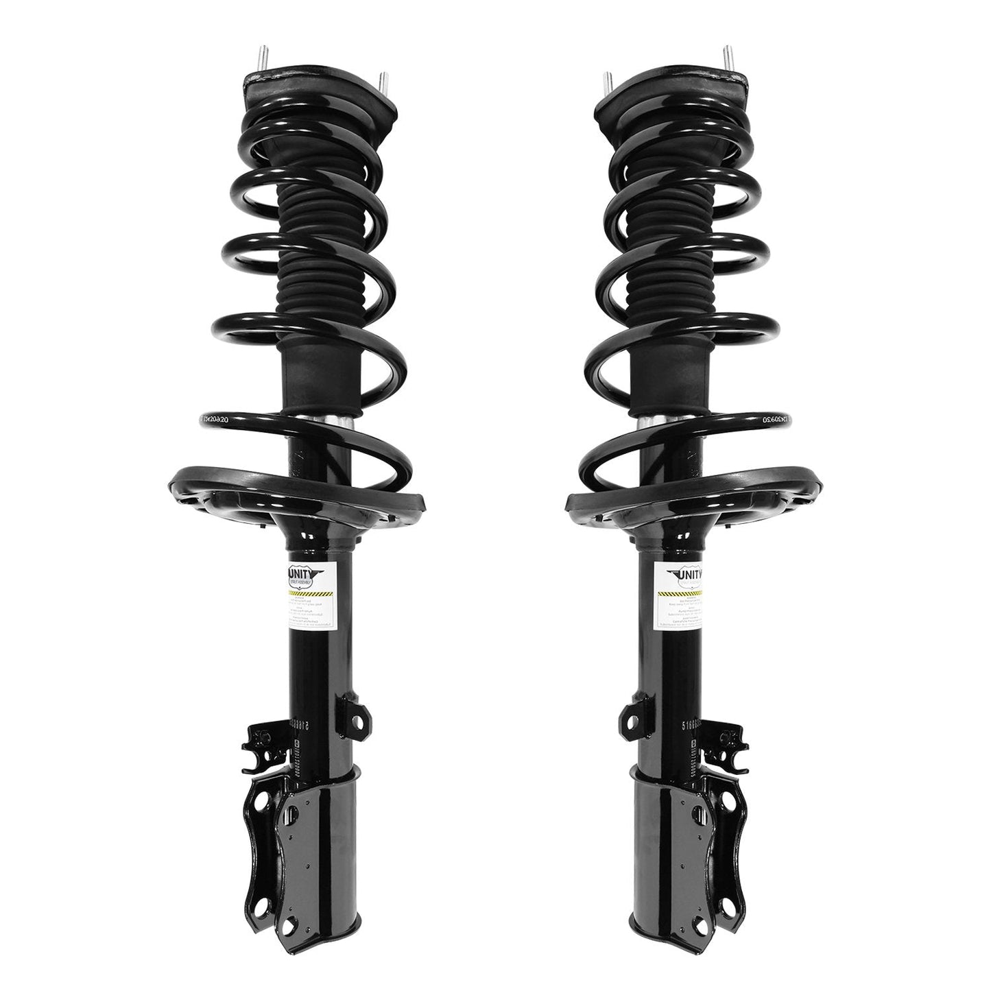 UNITY AUTOMOTIVE 2-15351-15352-001 Rear 2 Wheel Complete Strut Assembly Kit 2004-2006 Toyota Camry