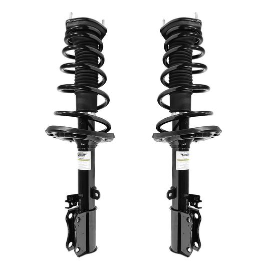 UNITY AUTOMOTIVE 2-15351-15352-001 Rear 2 Wheel Complete Strut Assembly Kit 2004-2006 Toyota Camry