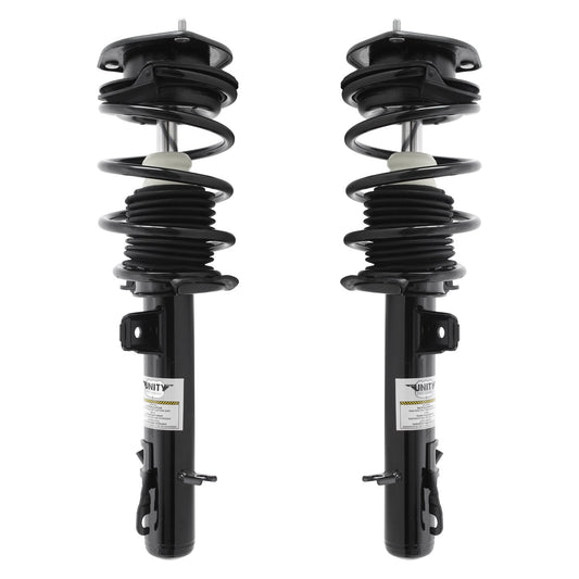 UNITY AUTOMOTIVE 2-11957-11958-001 Front 2 Wheel Complete Strut Assembly Kit 2007-2008 Mini Cooper