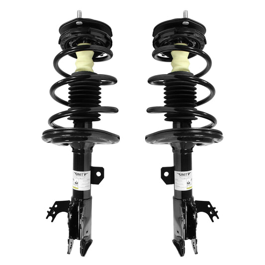 UNITY AUTOMOTIVE 2-11693-11694-001 Front 2 Wheel Complete Strut Assembly Kit 2012-2014 Toyota Camry