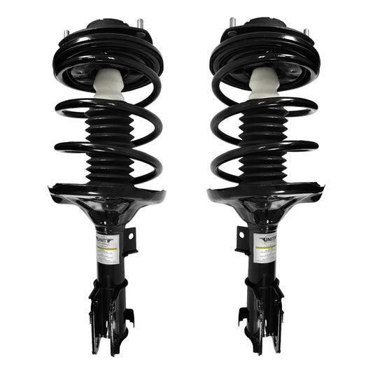 UNITY AUTOMOTIVE 2-11191-11192-001 Front 2 Wheel Complete Strut Assembly Kit 2001-2005 Chrysler Sebring