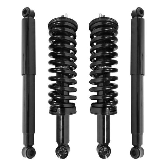 UNITY AUTOMOTIVE 4-11081-254051-001 4 Wheel Complete Strut Assembly with Gas Shock Kit 1995-2004 Toyota Tacoma