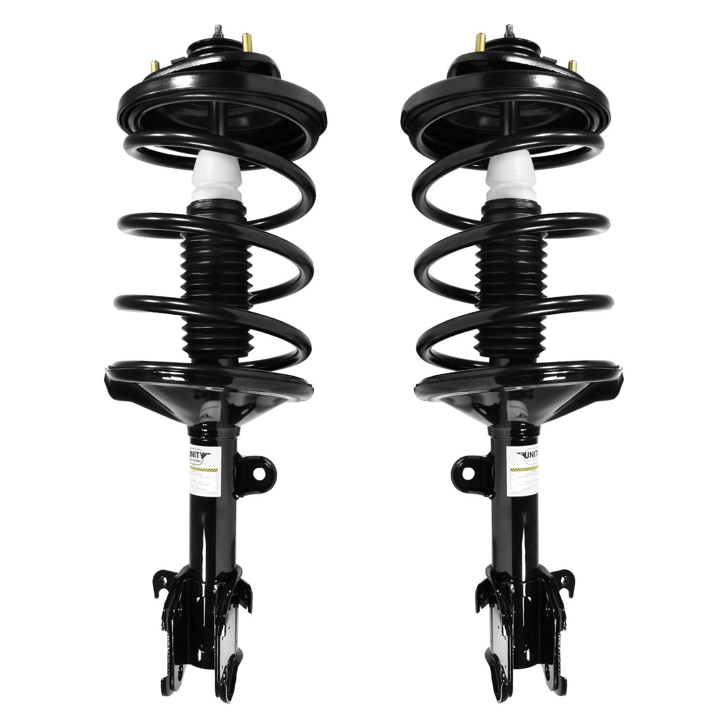 Unity Automotive 2-11661-11662-001 Front 2 Wheel Complete Strut Assembly Kit 1999-2004 Honda Odyssey