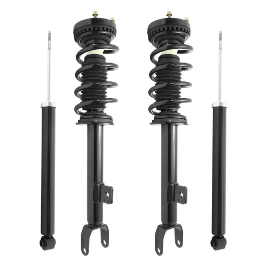 UNITY AUTOMOTIVE 4-11540-253600-001 4 Wheel Complete Strut Assembly Shock Kit Fits 2012-2018 Dodge Challenger R/T