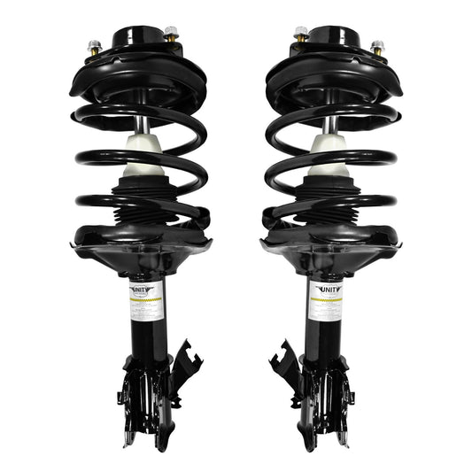 UNITY AUTOMOTIVE 2-11391-11392-001 Front 2 Wheel Complete Strut Assembly Kit 1993-1999 Nissan Altima