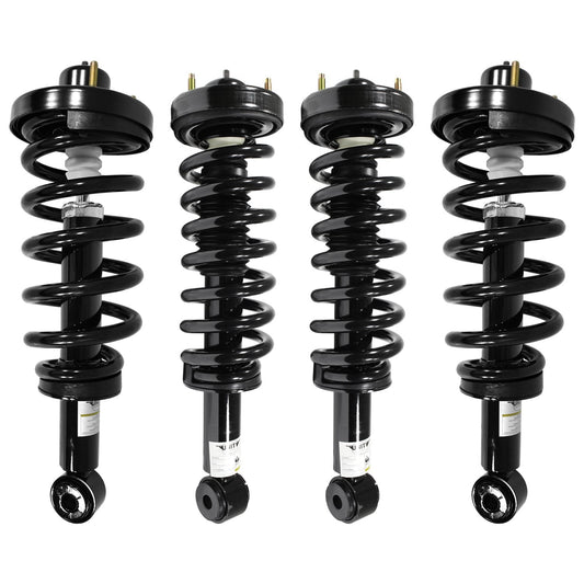 Unity 4-11900-15410-001 Front and Rear 4 Wheel Complete Strut Assembly Kit Ford Expedition