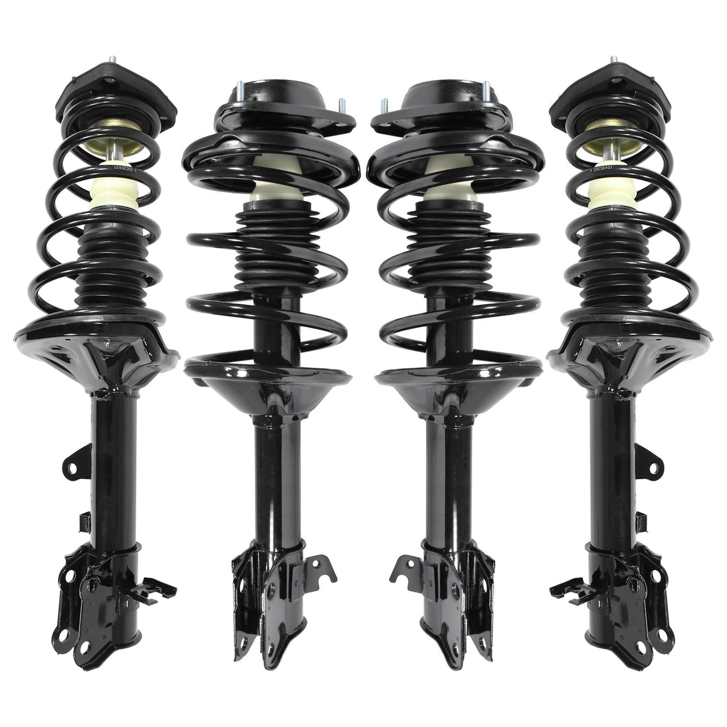 UNITY AUTOMOTIVE 4-11111-15081-001 4 Wheel Complete Strut Assembly Kit 2003-2008 Hyundai Tiburon