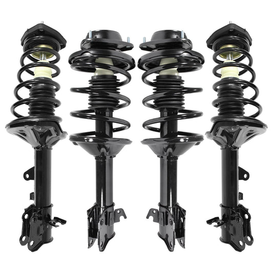 UNITY AUTOMOTIVE 4-11111-15081-001 4 Wheel Complete Strut Assembly Kit 2003-2008 Hyundai Tiburon