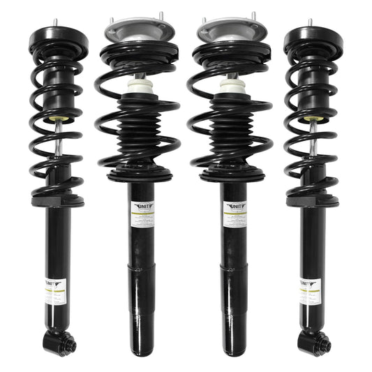 Unity 4-11390-15950-001 Front and Rear 4 Wheel Complete Strut Assembly Kit