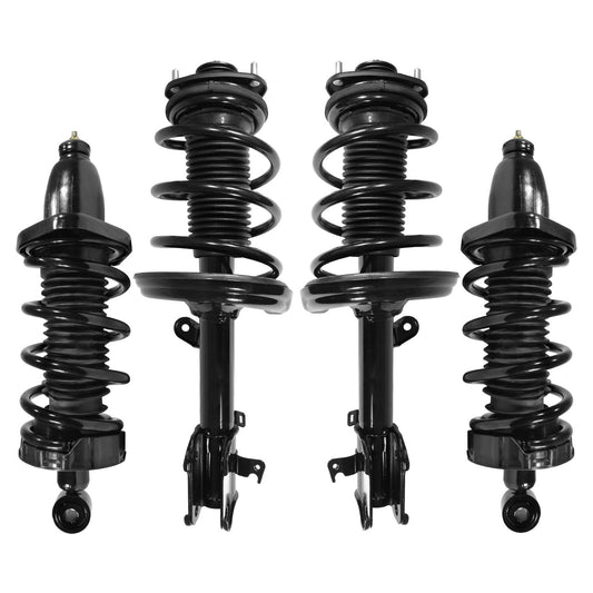 Unity 4-11505-15123-001 Front and Rear 4 Wheel Complete Strut Assembly Kit