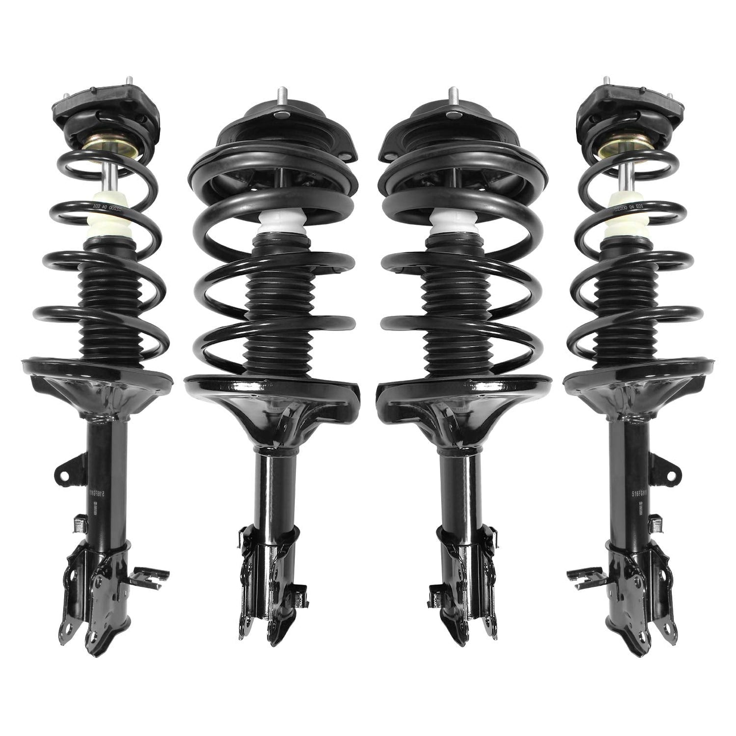 UNITY AUTOMOTIVE 4-11131-15911-001 4 Wheel Complete Strut Assembly Kit 2000-2006 Hyundai Elantra