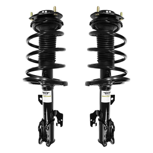 UNITY AUTOMOTIVE 2-11741-11742-001 Front 2 Wheel Complete Strut Assembly Kit 2007-2011 Toyota Camry