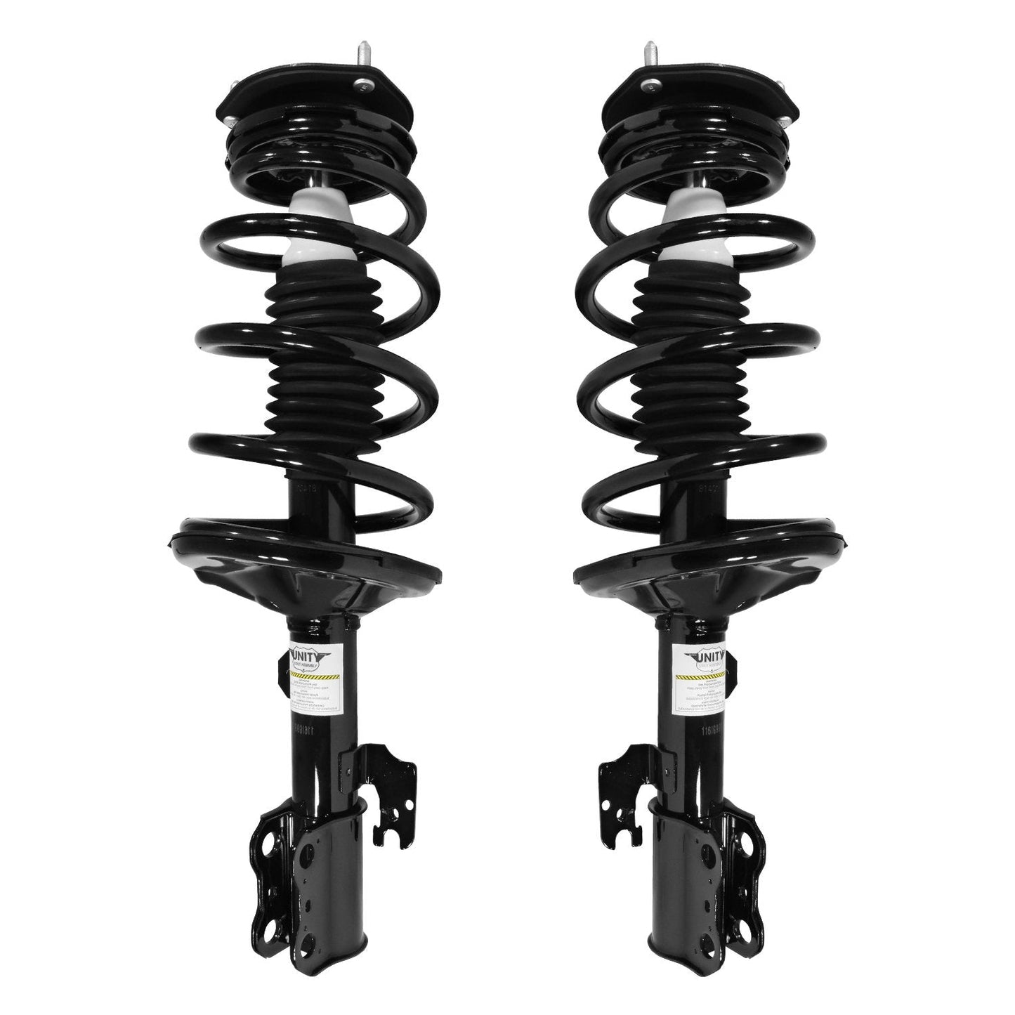 UNITY AUTOMOTIVE 2-11991-11992-001 Front 2 Wheel Complete Strut Assembly Kit 2003-2005 Toyota Sienna