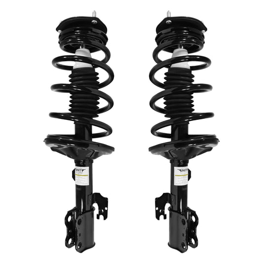 UNITY AUTOMOTIVE 2-11991-11992-001 Front 2 Wheel Complete Strut Assembly Kit 2003-2005 Toyota Sienna