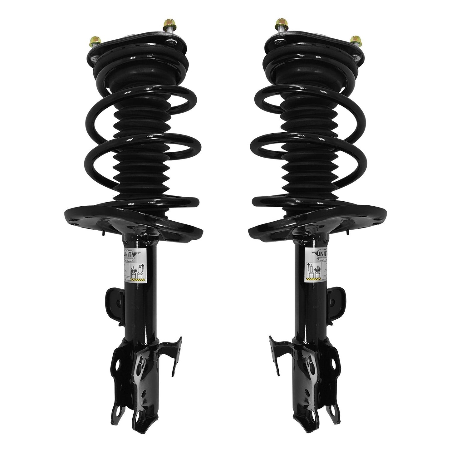 Unity Automotive 2-11257-11258-001 Front 2 Wheel Complete Strut Assembly Kit 2001-2005 Toyota Rav4