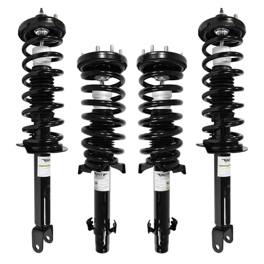 Unity 4-11235-15180-001 Front and Rear 4 Wheel Complete Strut Assembly Kit