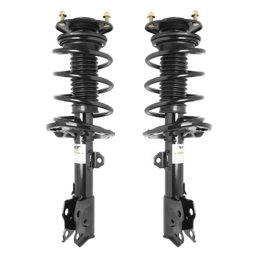 UNITY AUTOMOTIVE 2-11585-11586-001 Front 2 Wheel Complete Strut Assembly Kit 2014-2017 Toyota Corolla
