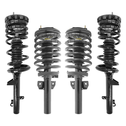 Unity 4-11310-15250-001 Front and Rear 4 Wheel Complete Strut Assembly Kit