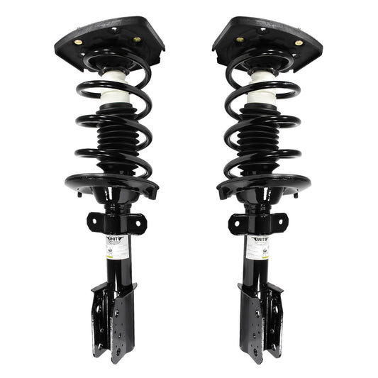 UNITY AUTOMOTIVE 2-15021-15022-001 Rear 2 Wheel Complete Strut Assembly Kit 1997-2005 Buick Century