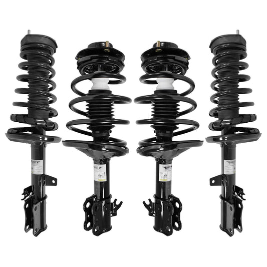 Unity 4-11471-15321-001 Front and Rear 4 Wheel Complete Strut Assembly Kit