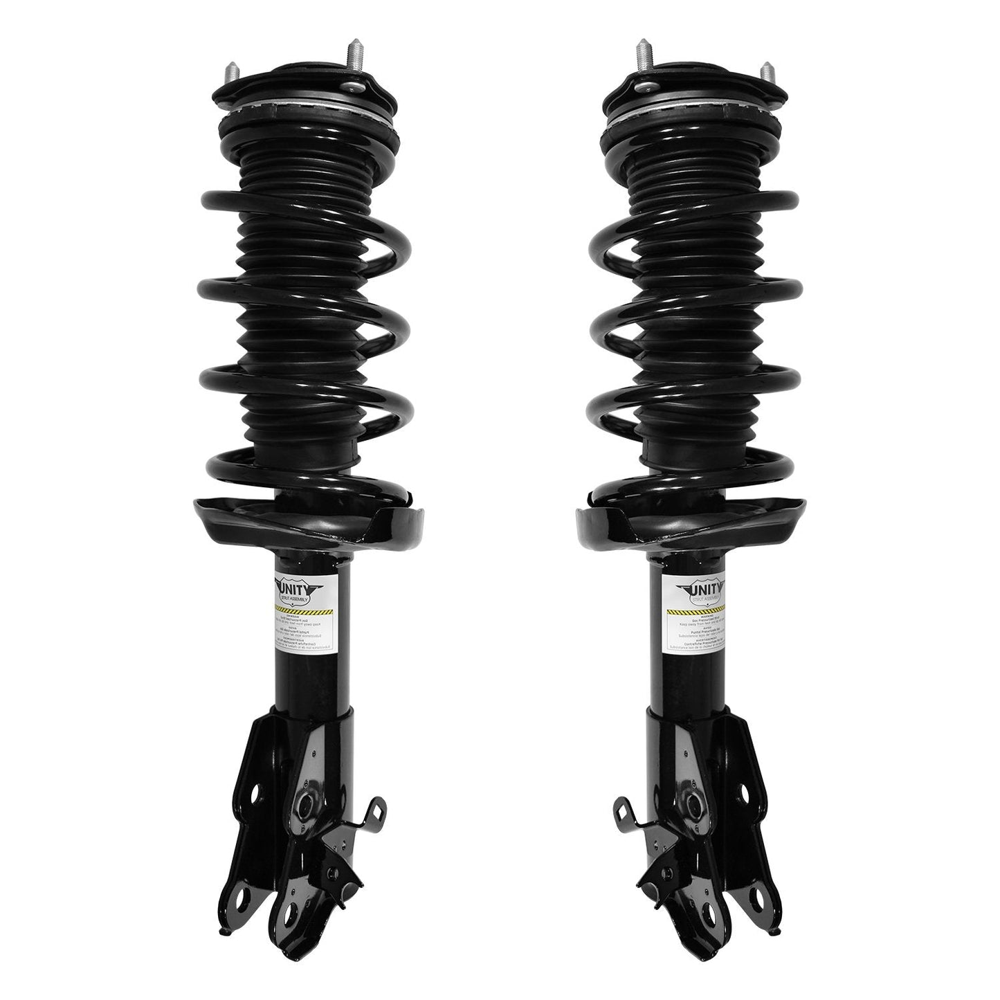 UNITY AUTOMOTIVE 2-11815-11816-001 Front 2 Wheel Complete Strut Assembly Kit 2006-2011 Honda Civic Sedan