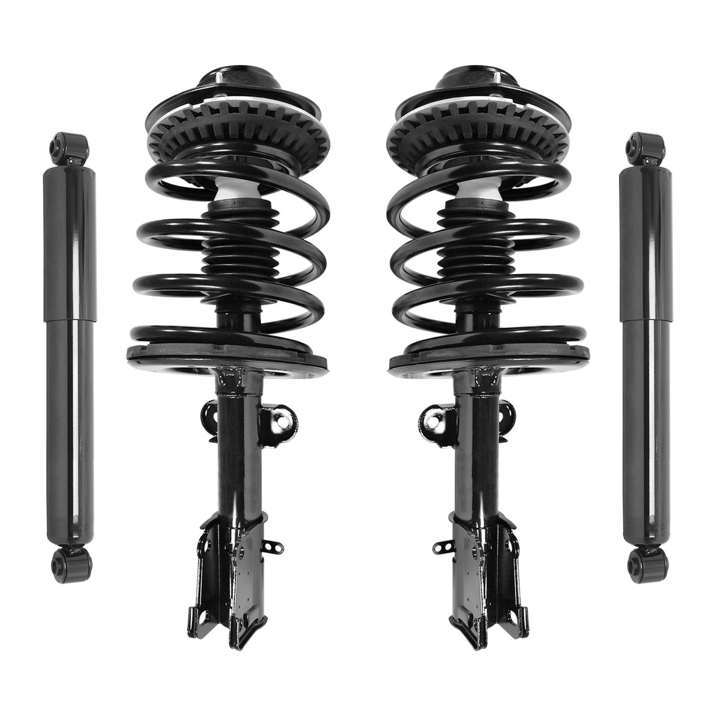 Unity Automotive 4-11071-253030-001 4 Wheel Complete Strut Assembly with Gas Shock Kit 2001-2007 Chrysler Town & Country