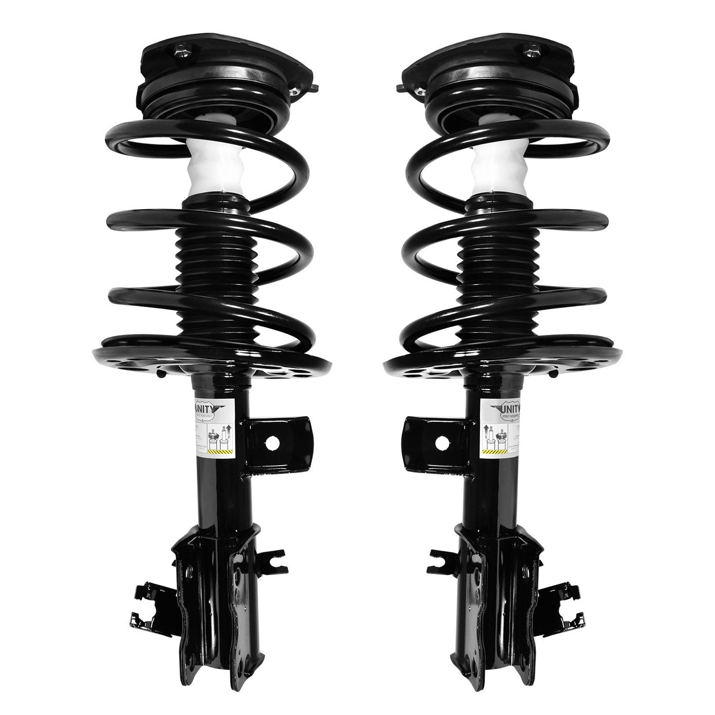 UNITY AUTOMOTIVE 2-11611-11612-001 Front 2 Wheel Complete Strut Assembly Kit 2007-2012 Nissan Altima