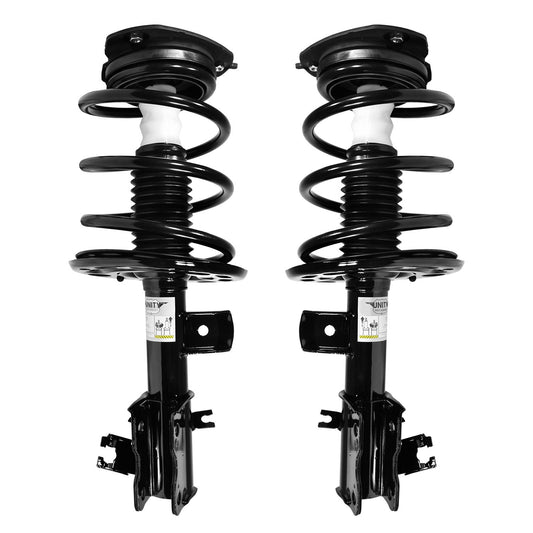 UNITY AUTOMOTIVE 2-11611-11612-001 Front 2 Wheel Complete Strut Assembly Kit 2007-2012 Nissan Altima