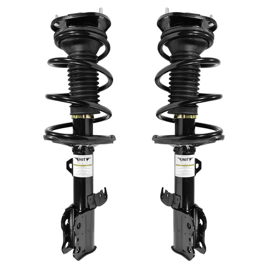 UNITY AUTOMOTIVE 2-11751-11752-001 Front 2 Wheel Complete Strut Assembly Kit 2003-2008 Toyota Corolla