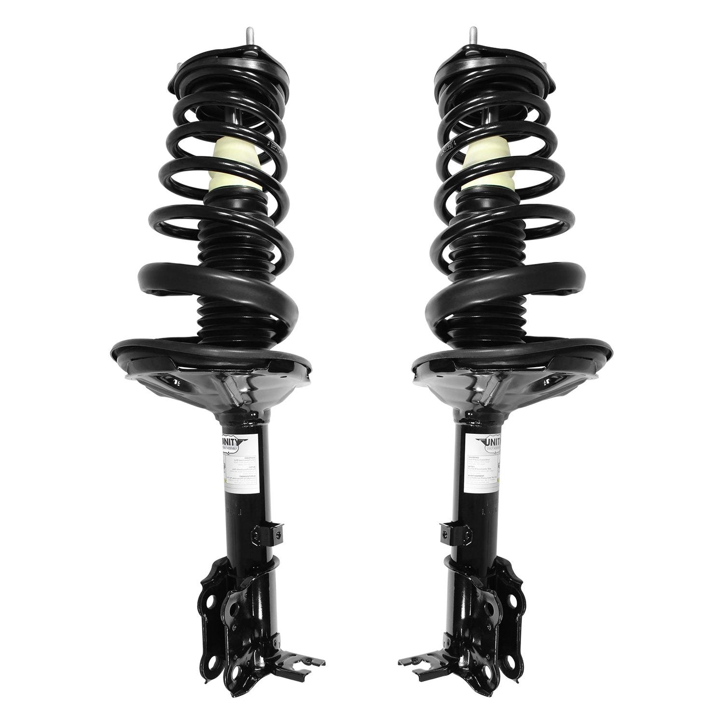 UNITY AUTOMOTIVE 2-15111-15112-001 Rear 2 Wheel Complete Strut Assembly Kit 2000-2005 Hyundai Accent