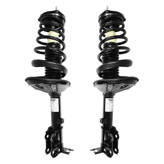 UNITY AUTOMOTIVE 2-15111-15112-001 Rear 2 Wheel Complete Strut Assembly Kit 2000-2005 Hyundai Accent