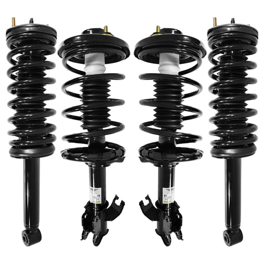 Unity 4-11431-15270-001 Front and Rear 4 Wheel Complete Strut Assembly Kit