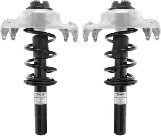 UNITY AUTOMOTIVE 2-11098-11099-001 Front 2 Wheel Complete Strut Assembly Kit 2009-2015 Audi A4