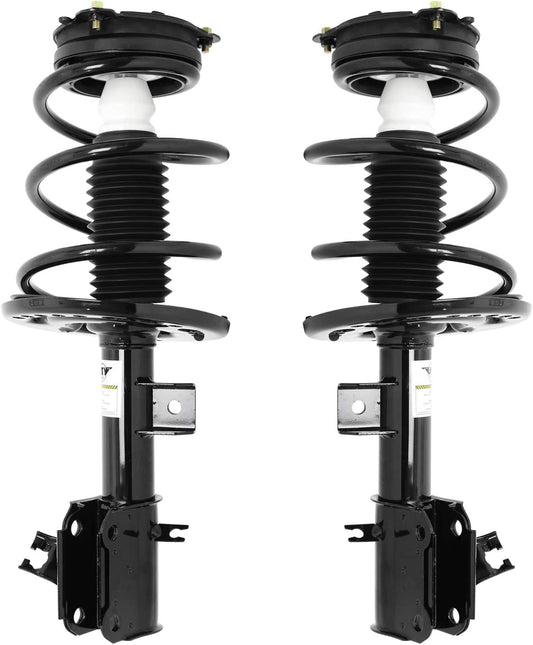 Unity Automotive 2-11633-11634-001 Front 2 Wheel Complete Strut Assembly Kit 2013-2015 Nissan Altima 4 Cylinder